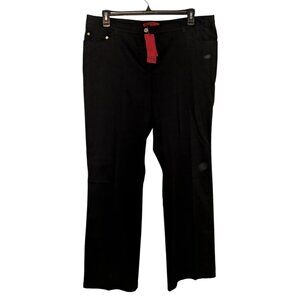 Gianfranco Ferre Womens Black Bootcut Trousers Size 14 NWT